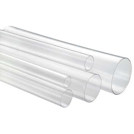 Round Tube-4Ft HW-1 3/8-PETG-CLEAR